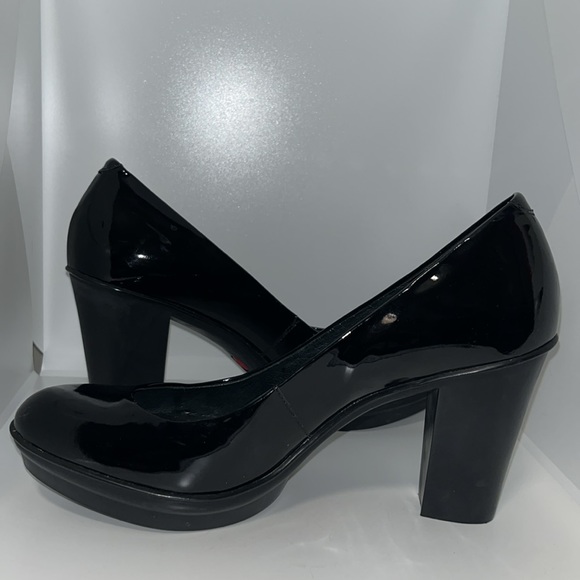 Camper Black Patent Leather Platform Pump Heels Women’s EU 39 US 8.5 - Picture 10 of 14